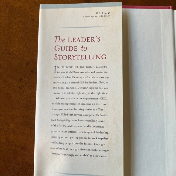 The Leader's Guide to Storytelling hardcover book - Picture 5 of 6